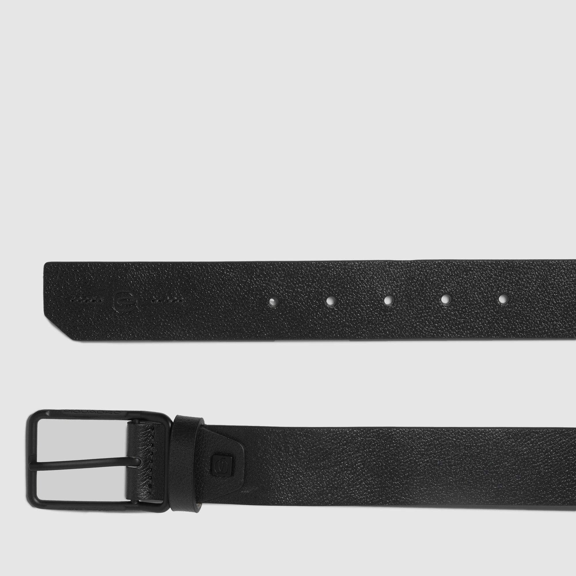Piquadro Cintura uomo in pelle con fibbia ad ardiglione