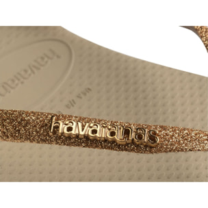 Infradito Havaianas Slim Glitter II Marrone