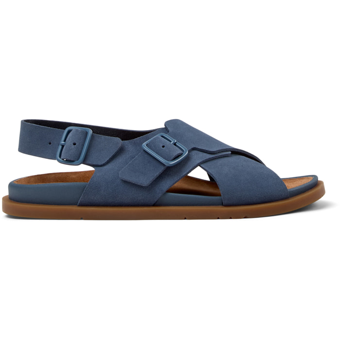 Sandalias - CAMPER Lluc Sandal - Azul - Cuero de gamuza