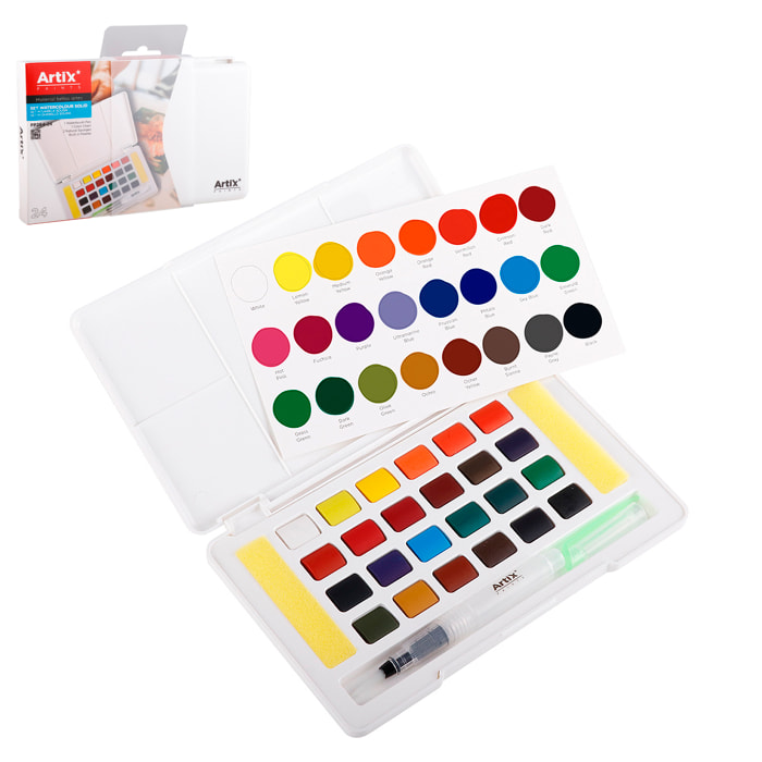 PITTURA ACQUA SOLIDA 24 COLORI