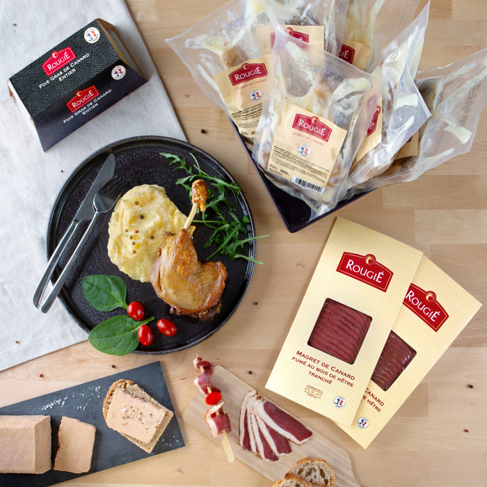 Lot : Foie gras, confits et magrets pour 6 personnes