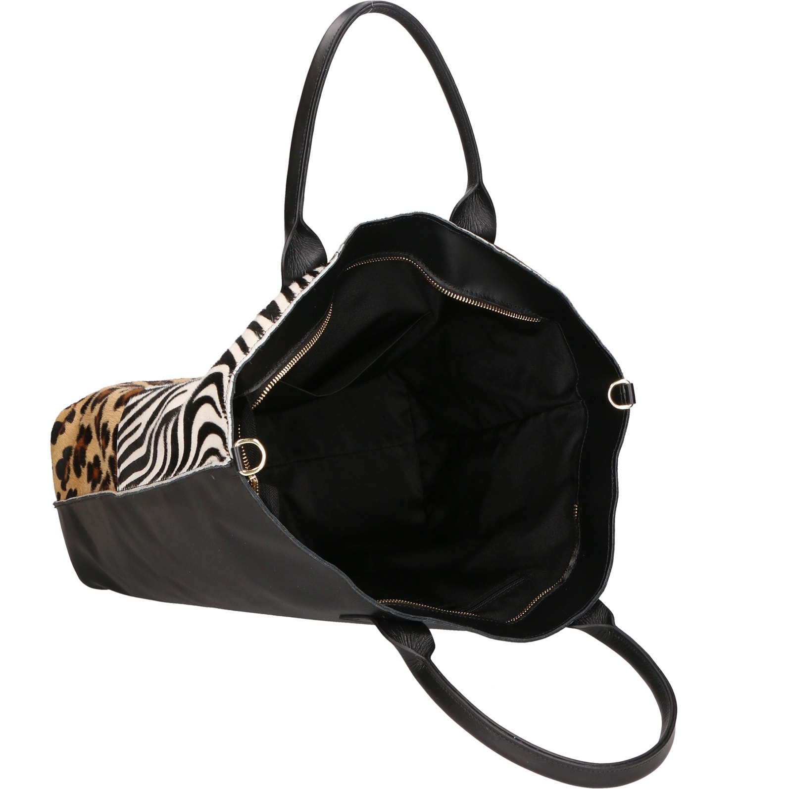 Borsa a mano da donna - Modello Ivony - Vera pelle - 45.0 x 35.0 x 9.0 cm