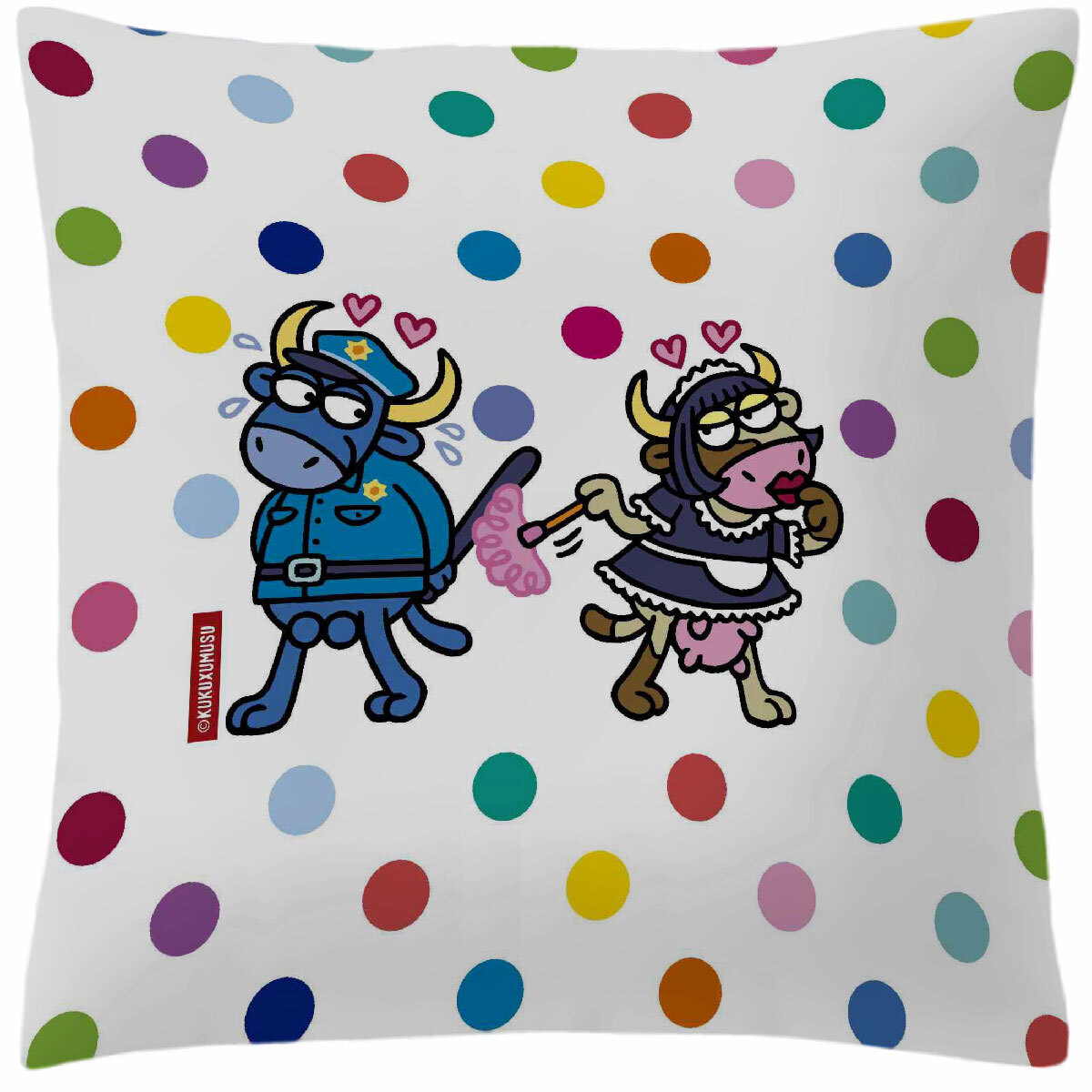 Funda de cojín deco 50x50 cm GOOD NIGHT - 100% algodón -