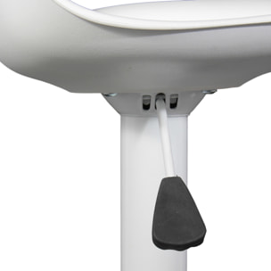 Tabouret De Bar Isak Blanc - Lot De 2