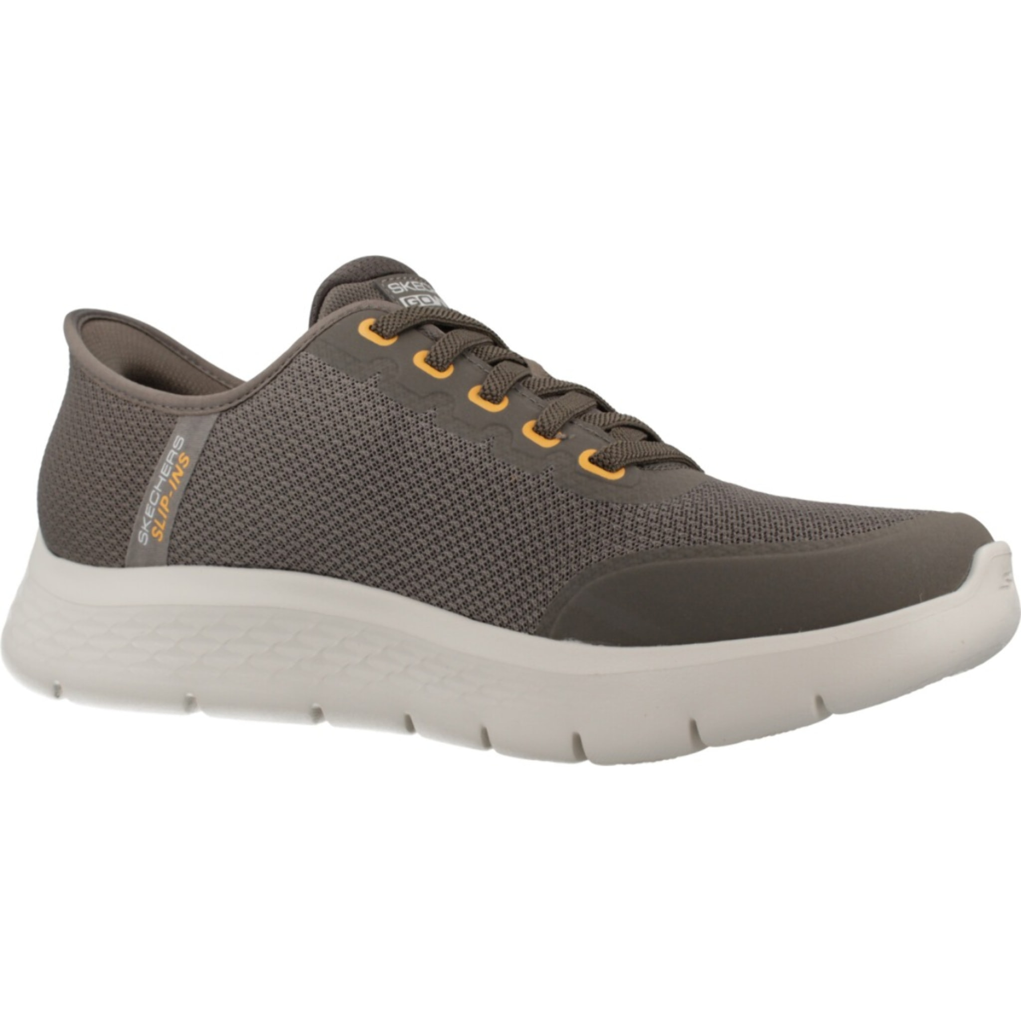 Sneakers De  Hombre Slip-ins Go Walk Flex Netro Marron