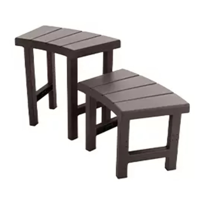 Intex Panchina per PureSpa Rotonda 4 posti, 2 pezzi medi + 2 pezzi alti