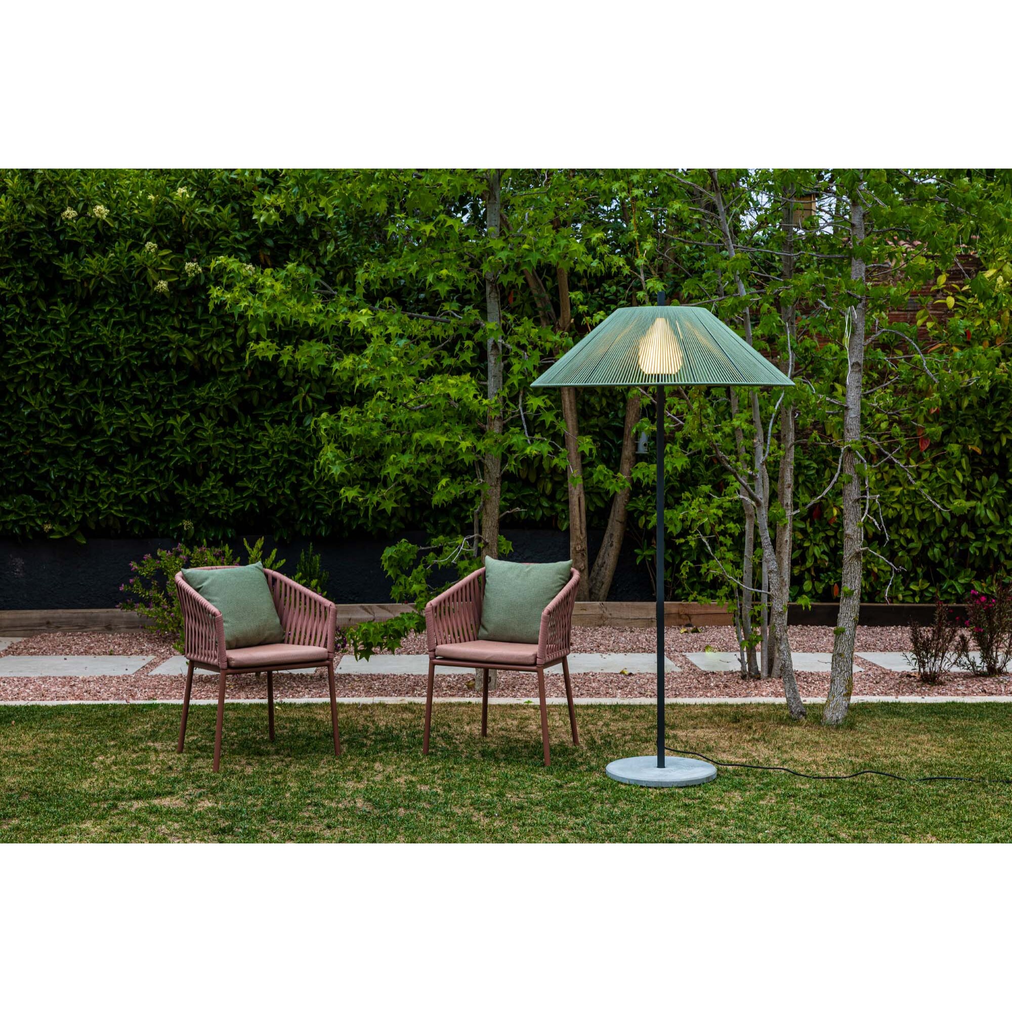 SAIGON OUT Lámpara de pie verde oliva olivan 2M C100