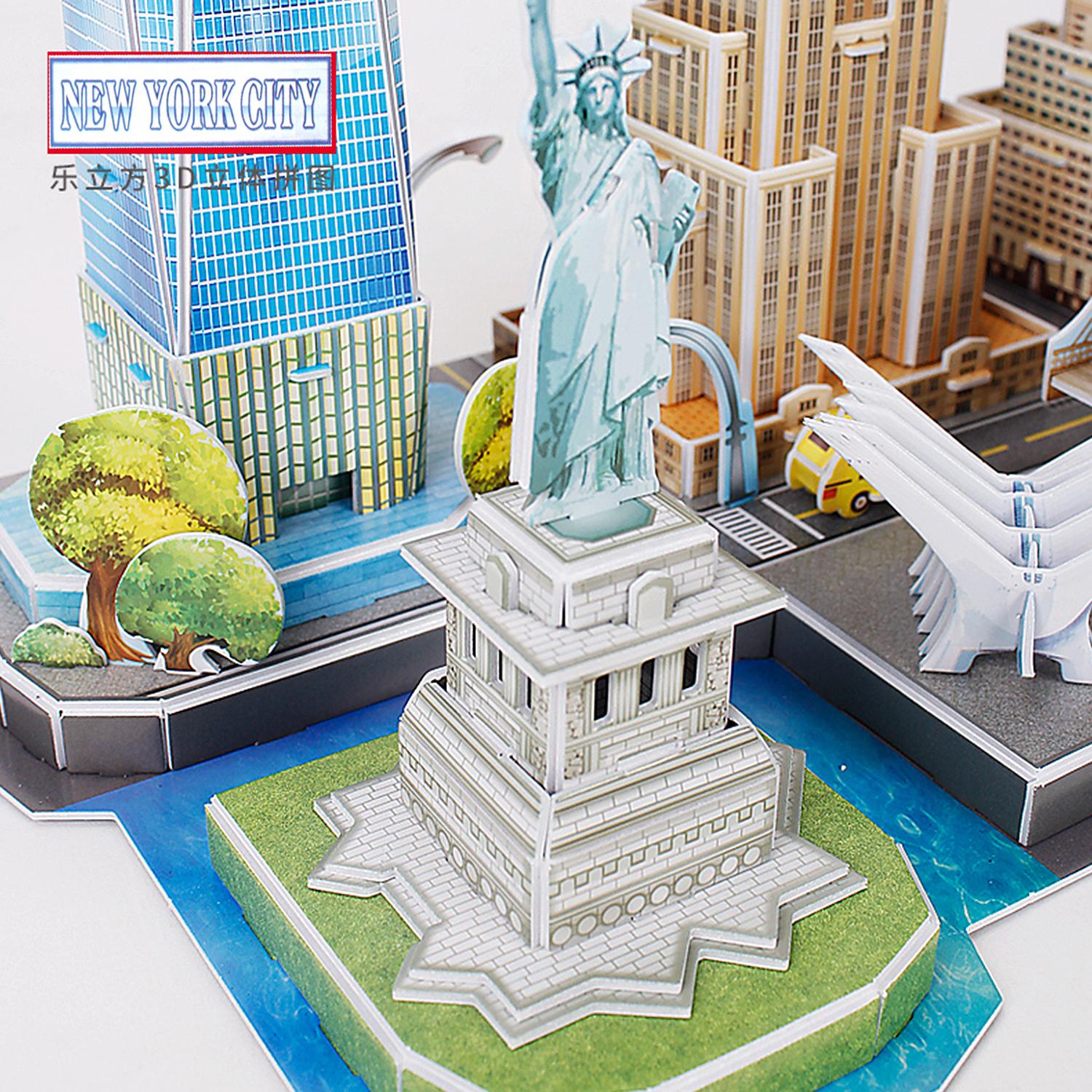 Puzzle 3D New York 37x22,5x42 cm.