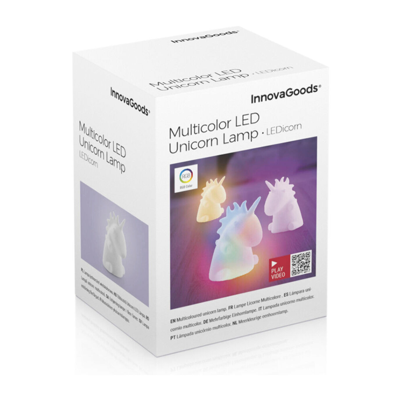 Lampada Unicorno Multicolor LEDicorn InnovaGoods