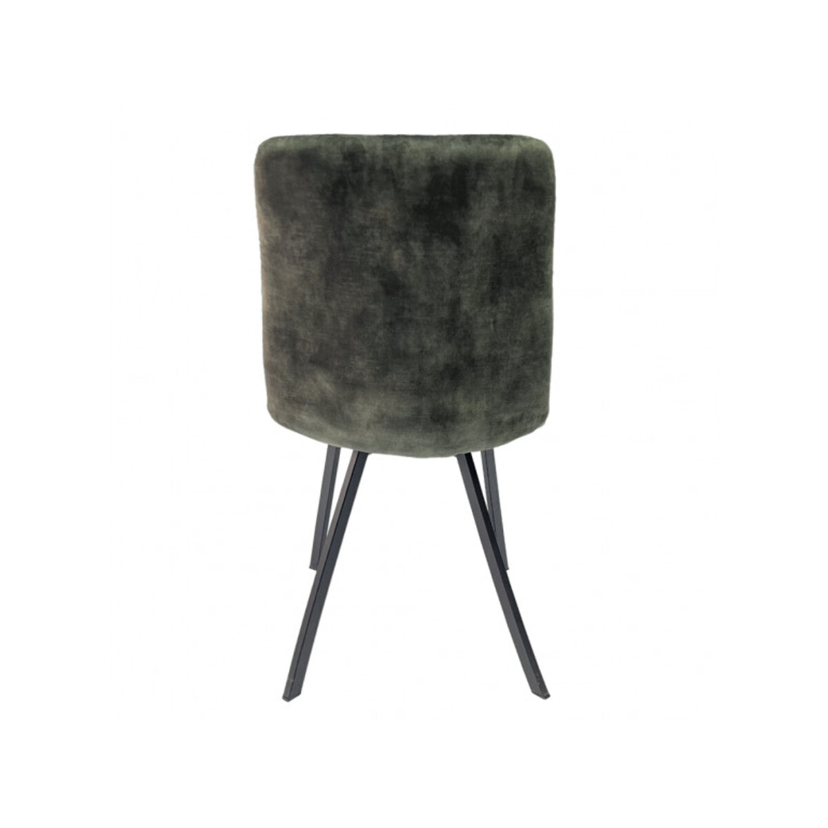 Chaise capitonnée en velours - HERBY