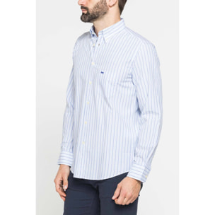 CAMICIA BUTTON-DOWN CON MANICA LUNGA E TASCHINO