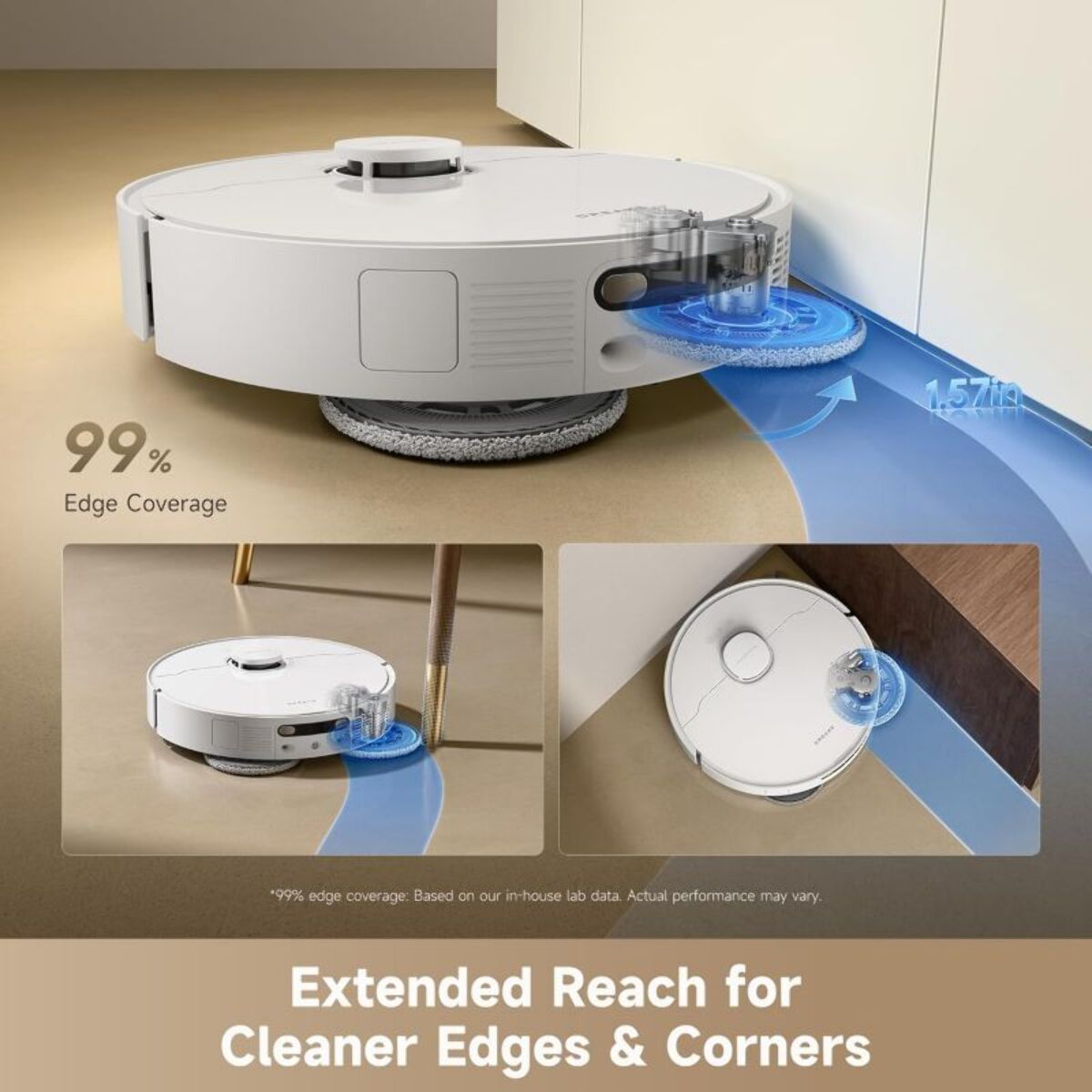 Aspirateur robot DREAME D30 Ultra White
