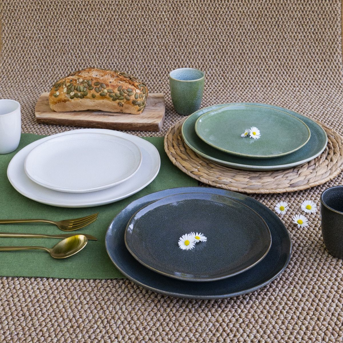 Lot de 6 assiettes creuses, MILA