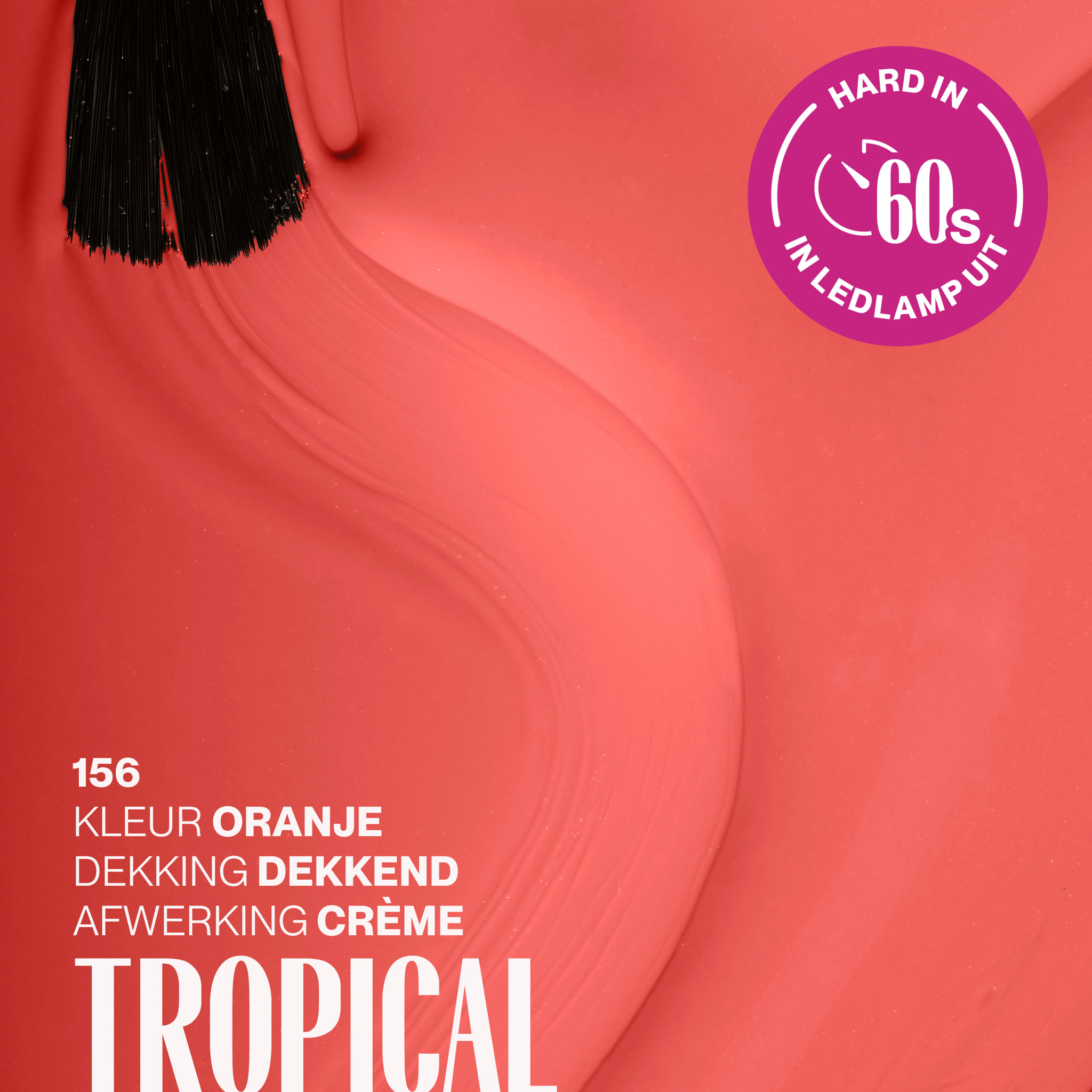 Vernis semi-permanent - 156 Tropical - 15 ml