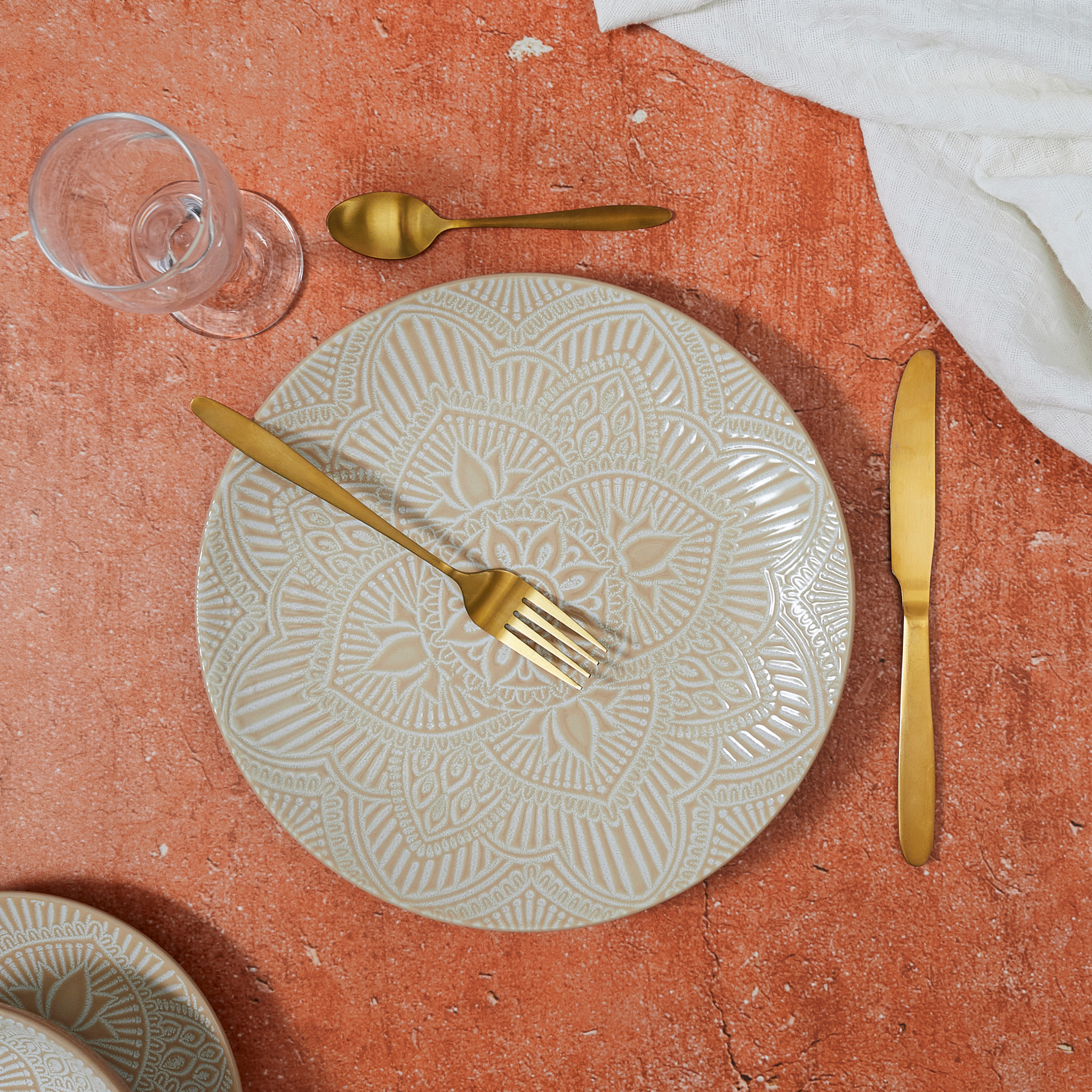 Assiette Sahara Beige D27cm