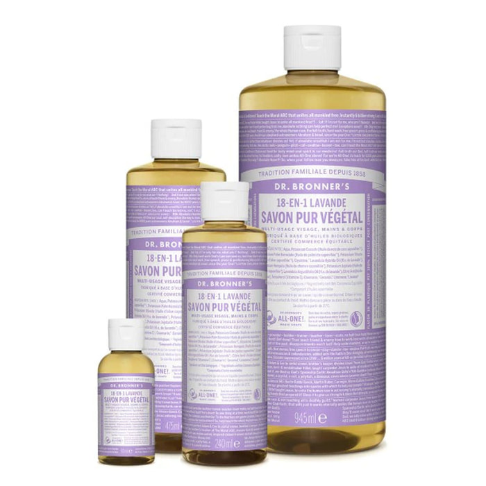 Lavande  - Savon Liquide Naturel 18-en-1 475ml