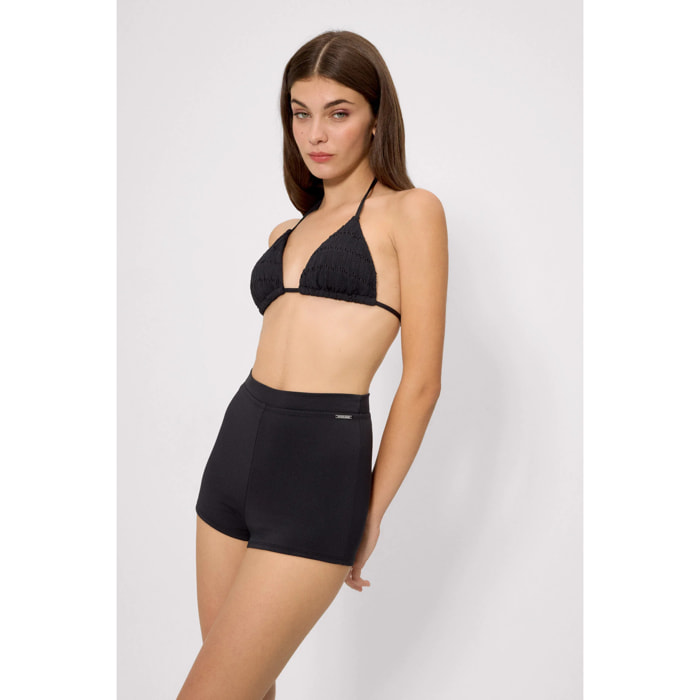 Slip bikini short Nero