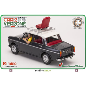 Mimmo Su Fiat 1100 1/18 Resin Car Statua Infinite Statue