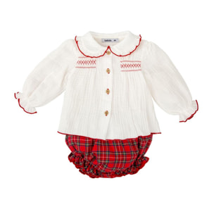 Conjunto Bebe Niña Muerdago