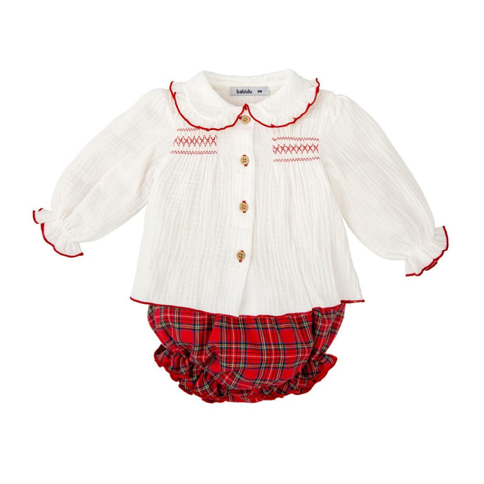 Conjunto Bebe Niña Muerdago