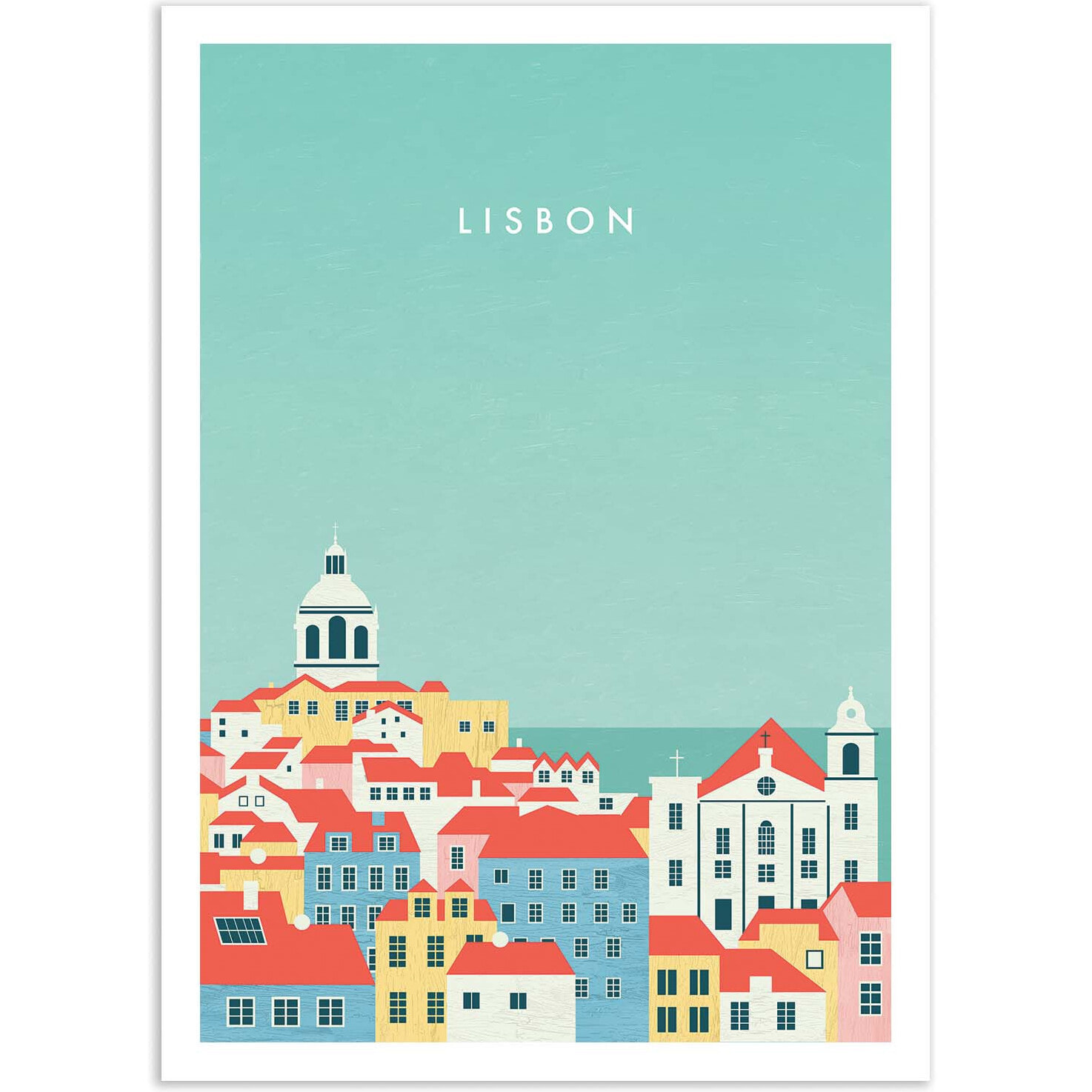 Affiche - Lisbon - Katinka Reinke
