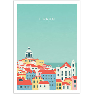 Affiche - Lisbon - Katinka Reinke