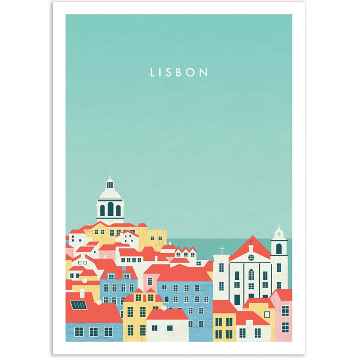 Affiche - Lisbon - Katinka Reinke