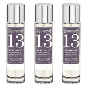 Caravan fragancias set de 3 frascos perfume de hombre nº13, de 150 ml