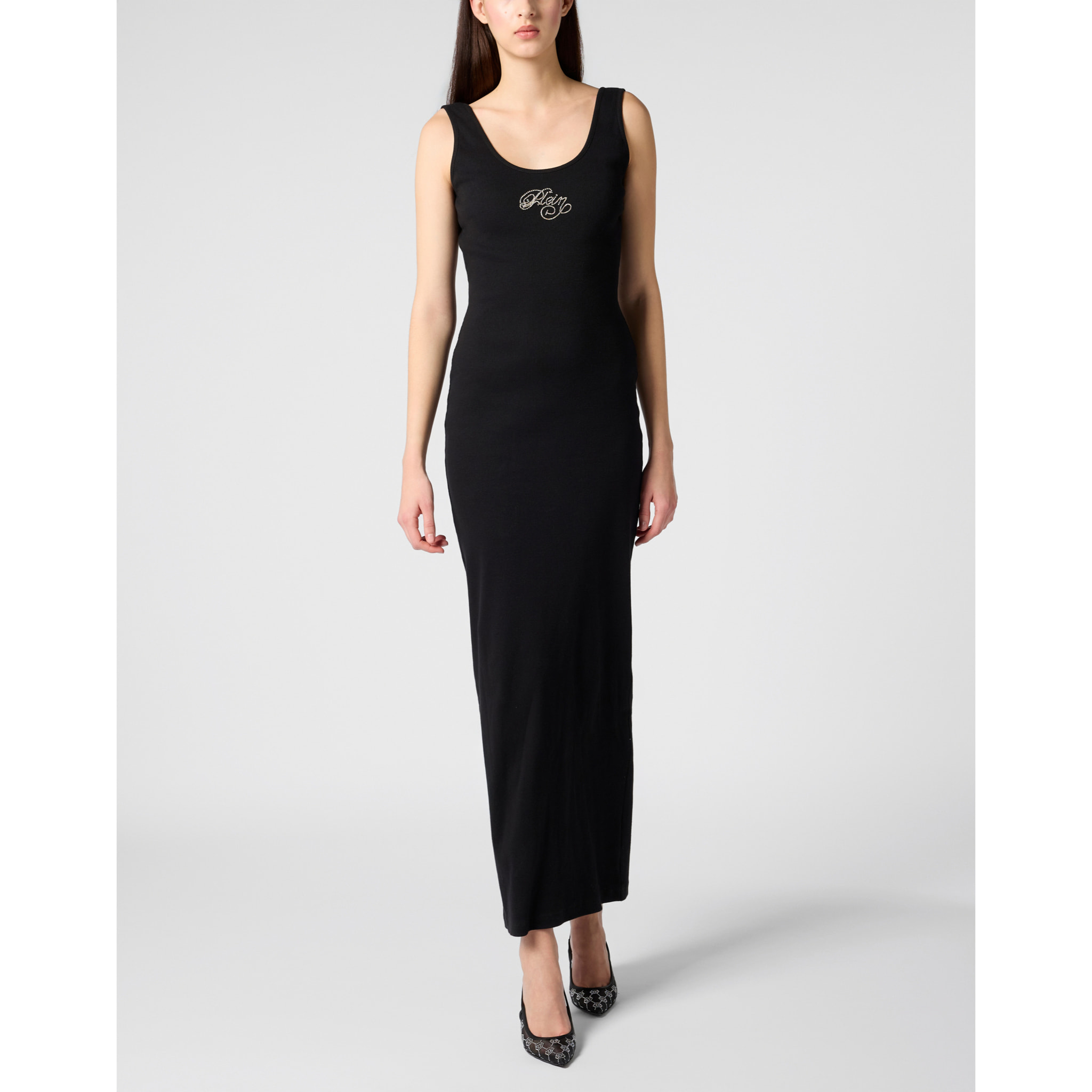 PHILIPP PLEIN Maxi Tank Dress Signature