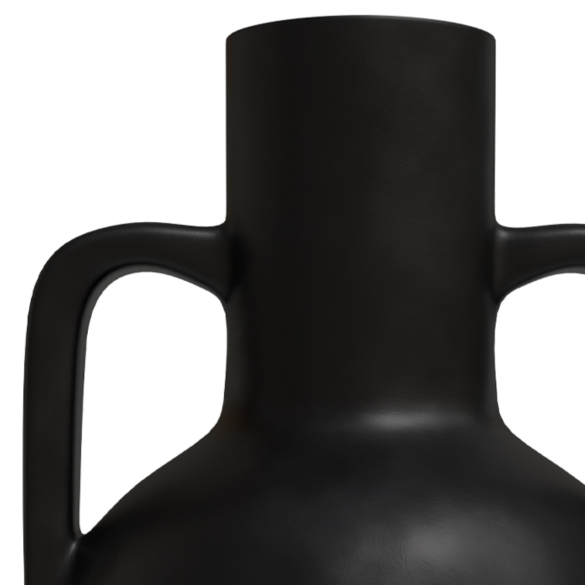 Vase noir en terre cuite H30,5cm - Rozenn