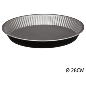Moule à tarte métal 28cm "Signature"