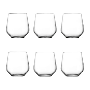Lot de 6 verrines 9,5cl en verre REGAL