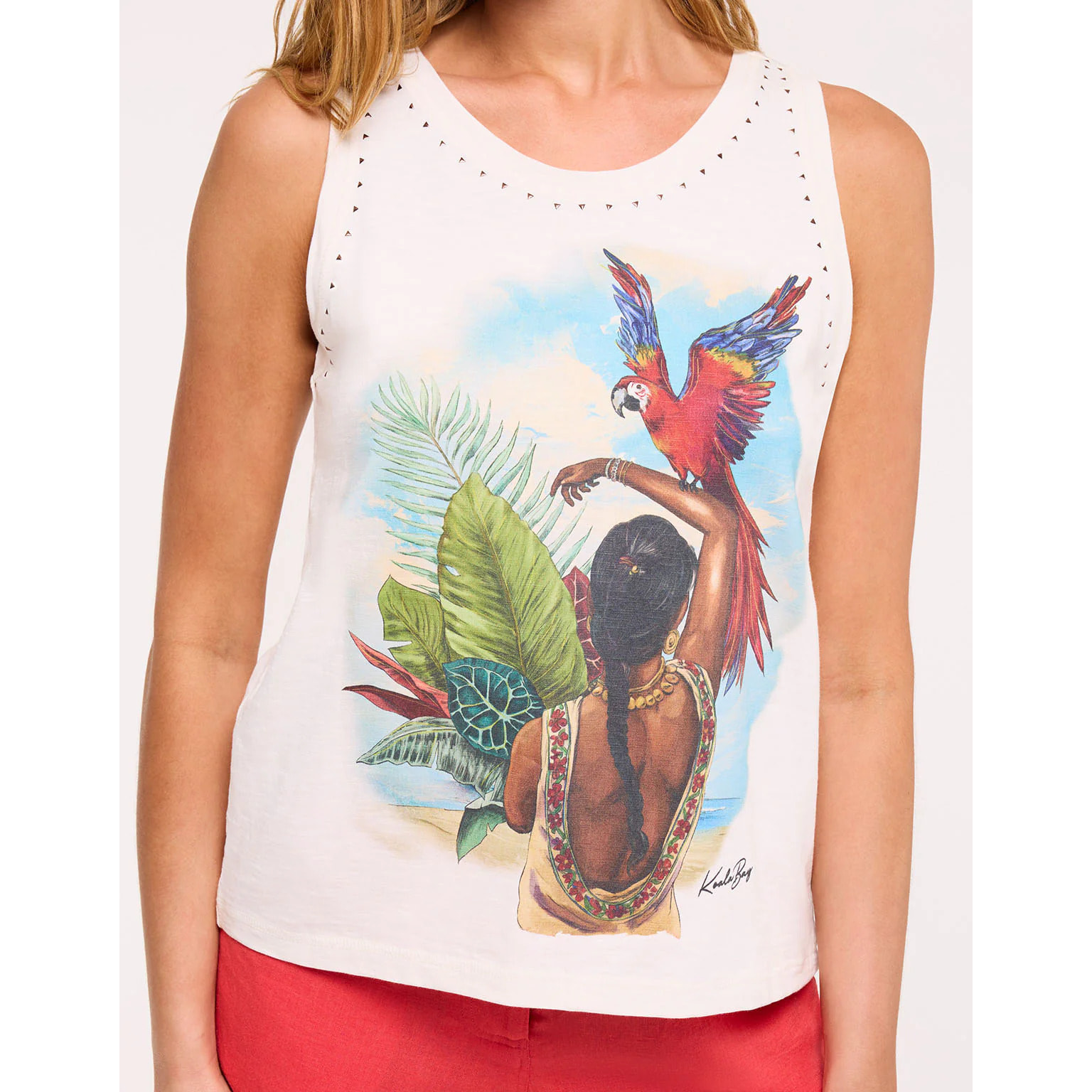 Camiseta Tirantes Blanco - Yasuri