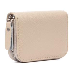 Balocco cartera tarjetero mujer. Piel auténtica Dollaro.