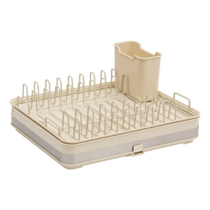 Égouttoir extensible 1 niveau Essentiels beige