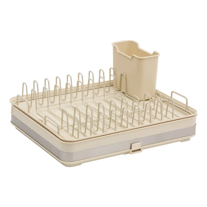 Égouttoir extensible 1 niveau Essentiels beige