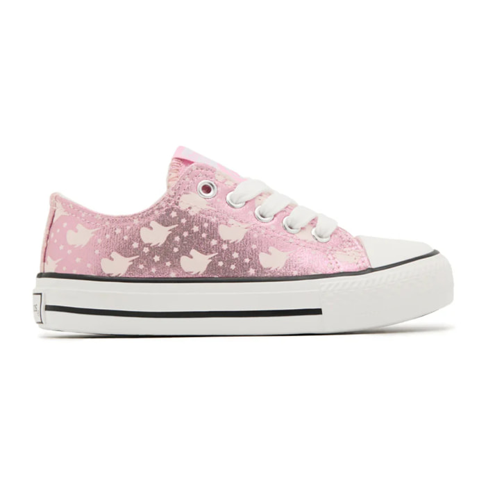 Zapatillas Bajas de Niña Estampado Unicornio y Estrellas Brillo Oscuridad