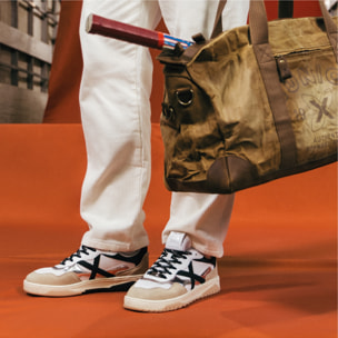 MUNICH TENNEZ 06 Zapatillas Retro tenis y skate Blanco y Arena