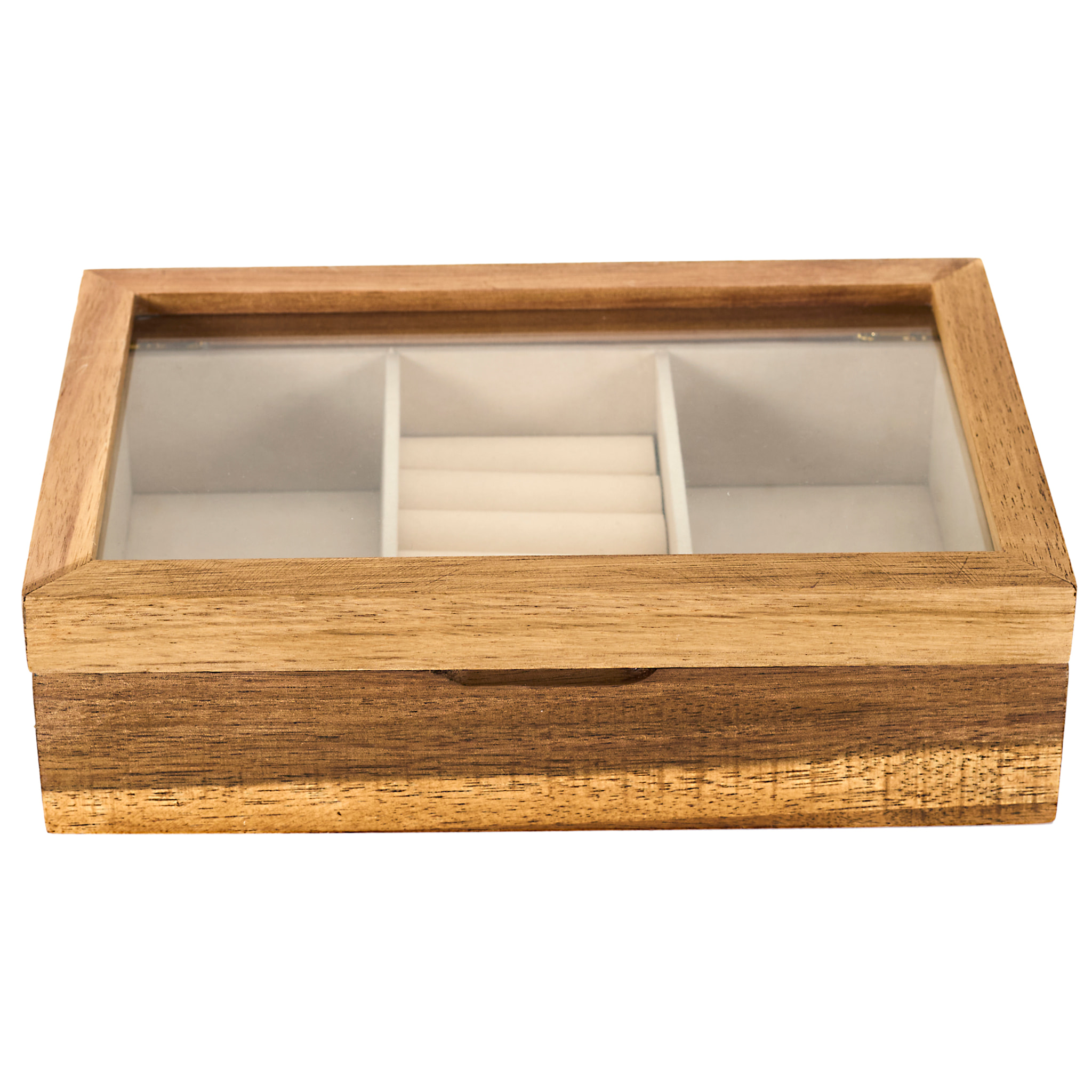 Boite A Bijoux Verre Et Bois