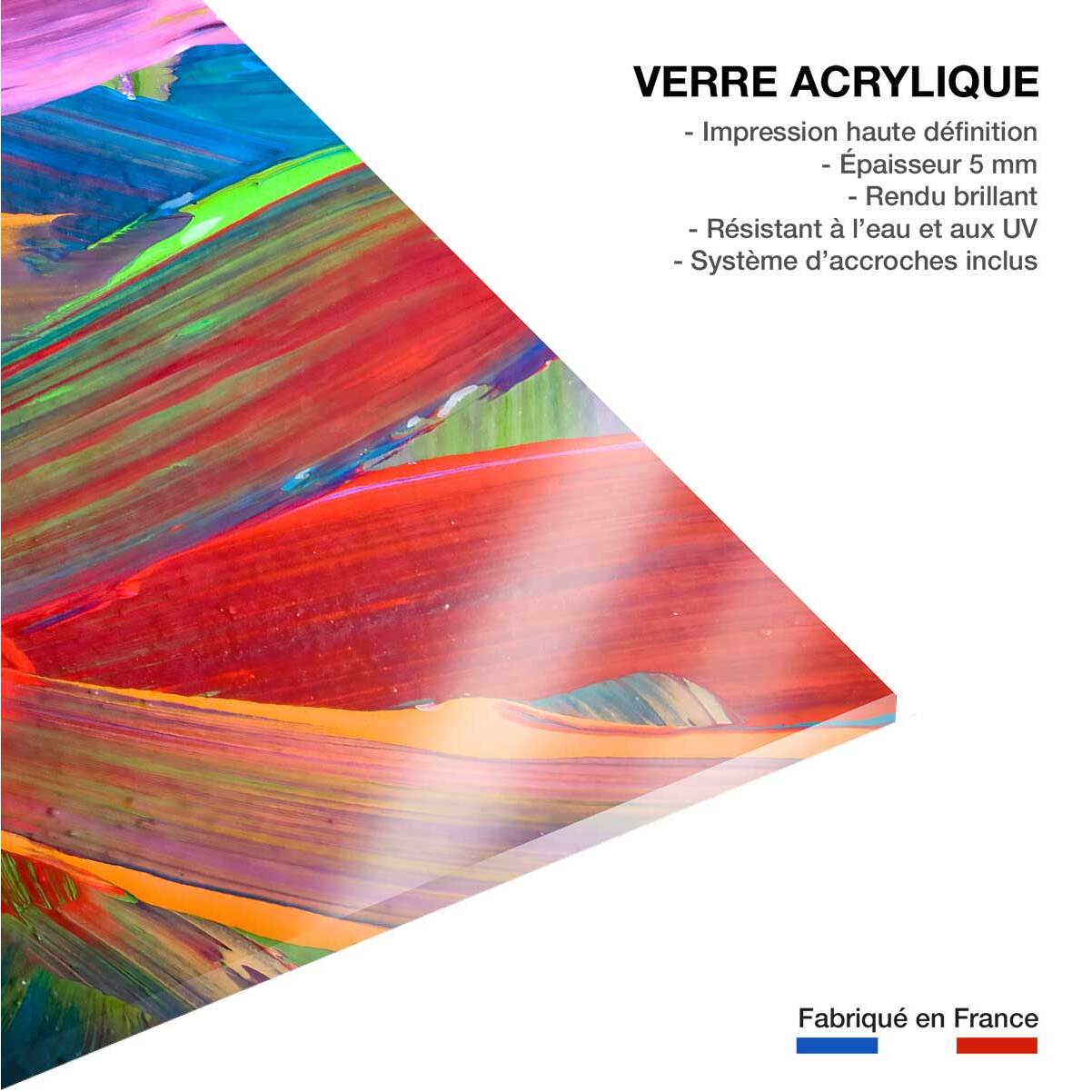 Tableau design plumo  Tableau plexiglas