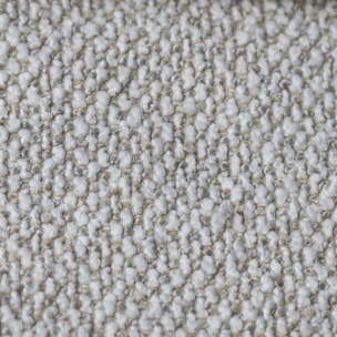 Fauteuil en tissu beige chiné SACHA