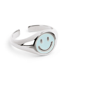 Anillo Smiley Sky Enamel