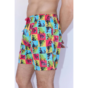 Costume da bagno medio leggero con stampa pappagalli Sockarrats