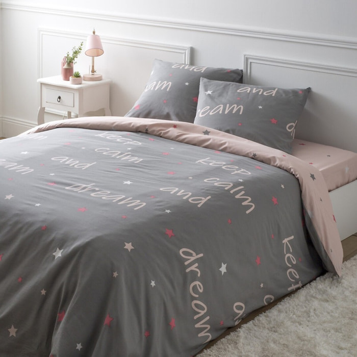 PARURE DE COUETTE 3 PCS  100% COTON 51 fils CAMA