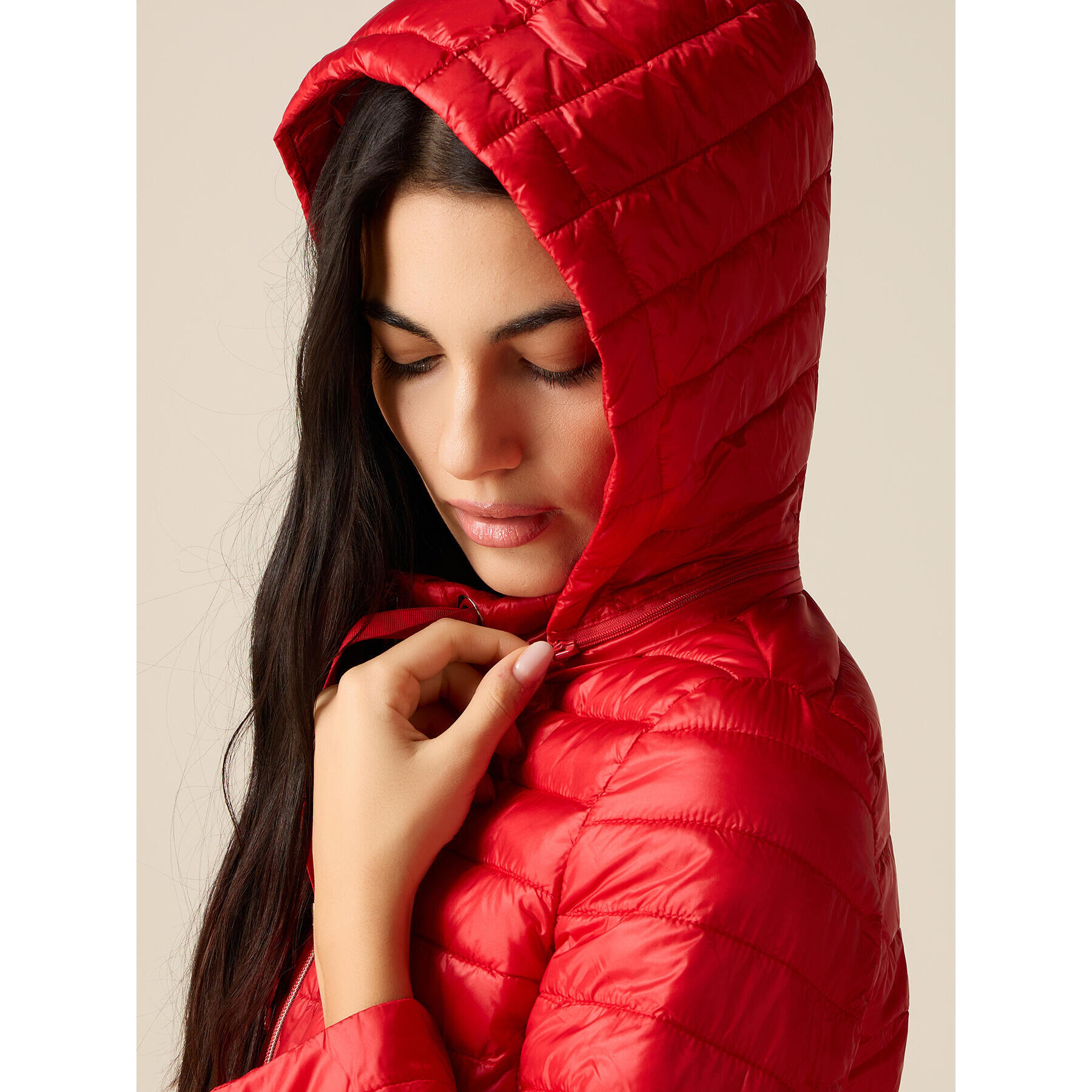 Oltre - Piumino lightweight con cappuccio - Rosso