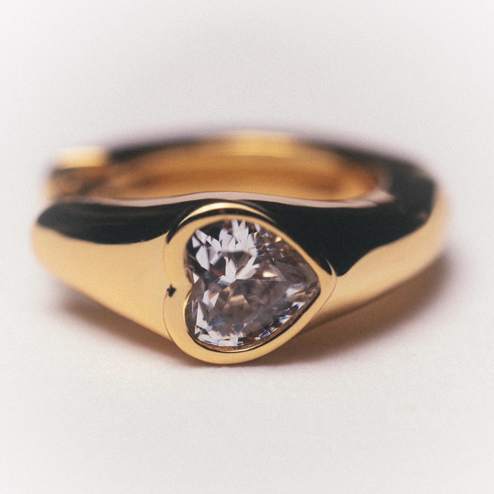 Orecchino Heart Placcato Oro