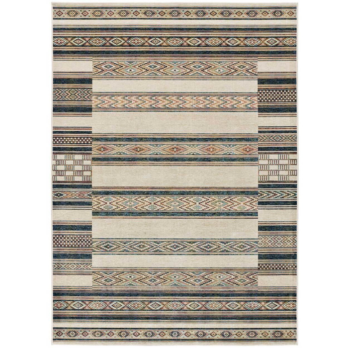 ANTALIA Alfombra estilo étnico de pelo corto multicolor, varias medidas disponibles