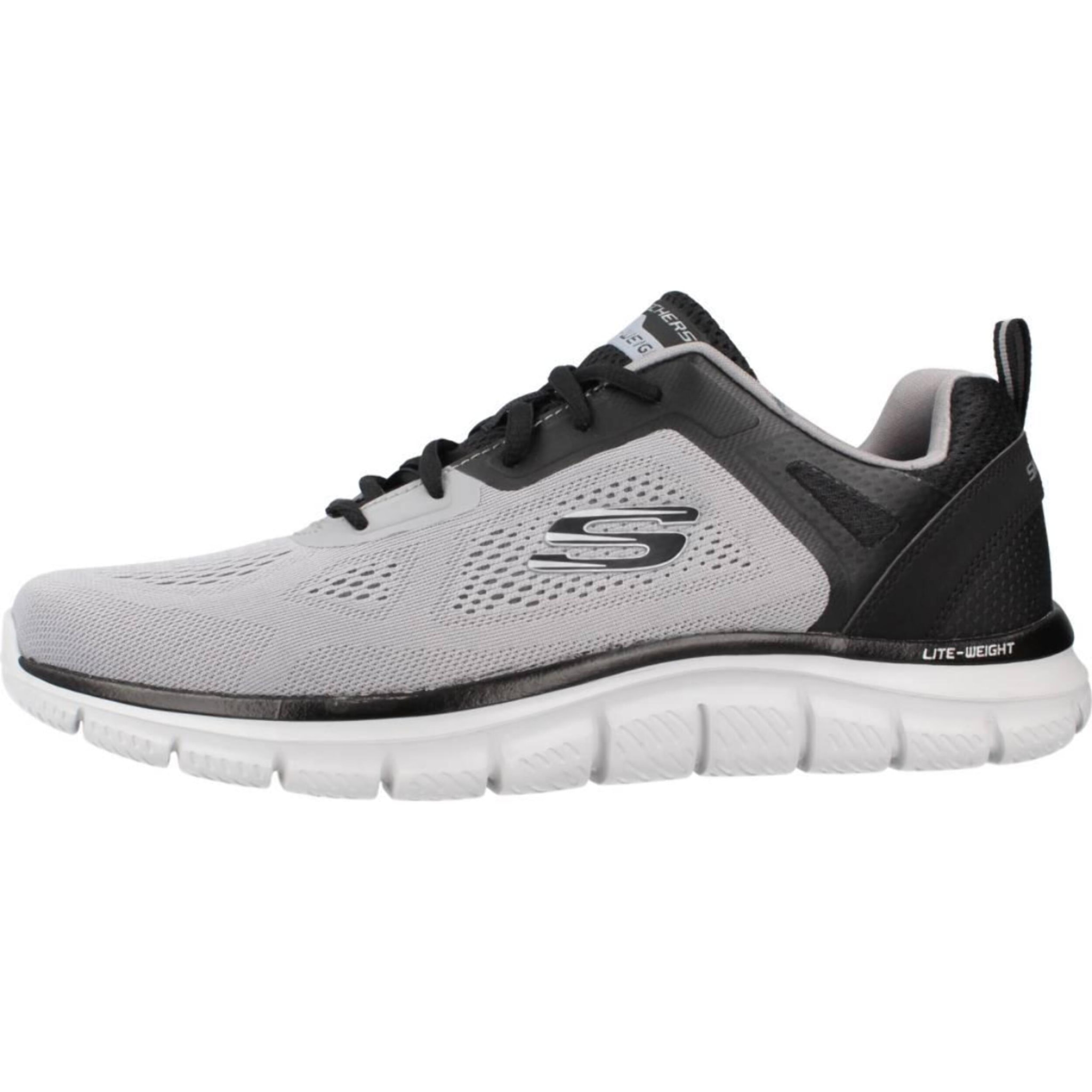 Sneakers De  Hombre Track Gris