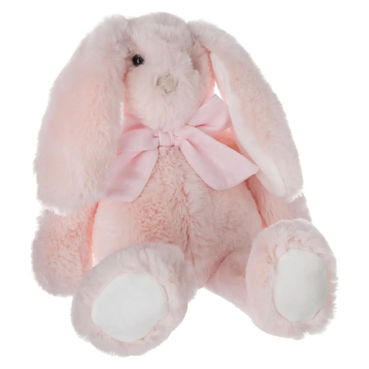 Peluche lapin avec noeud Kay H.30cm