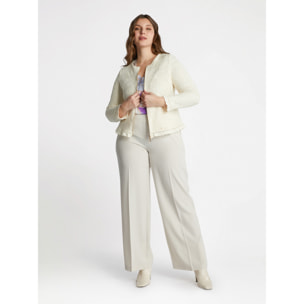 Fiorella Rubino - Chaqueta corta de encaje - Beige